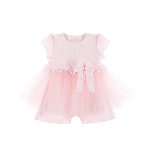 Shorty babygrow "FORSYCJA" pink