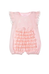 Shorty babygrow PAMELA pink