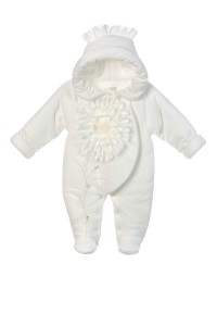 Pajac ocieplany ELIZABETH ecru