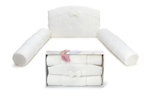 Cot bumper HENRY ivory