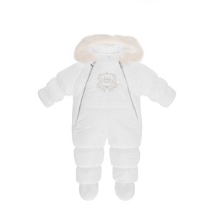 Snowsuit white faux fur