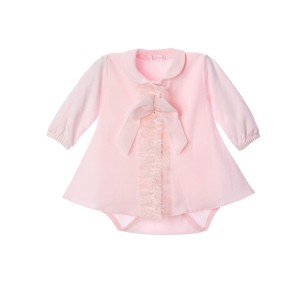 Body z sukienką różowe CHARLOTTE 