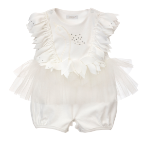Shorty babygrow ivory GLORIA