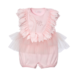 Shorty babygrow pink GLORIA