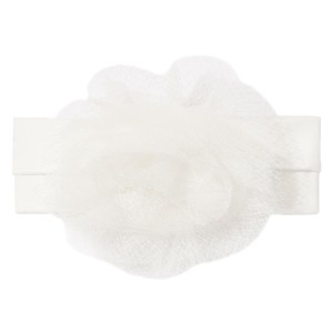 Headband  with tulle flower, ivory ELENA