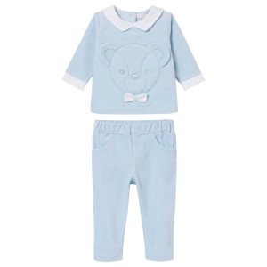 Velours blue tracksuit set EDGAR