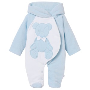 Velor blue pramsuit EDGAR