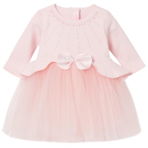 Long sleeve dress pink PRINCESS