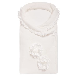 Ecru velvet baby nest MANUELA