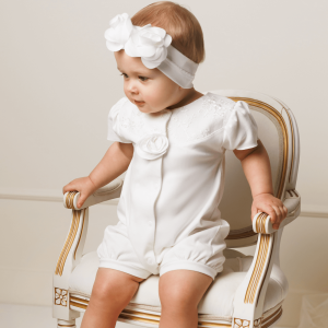Shorty Babygrow ELIF, ivory