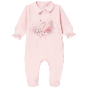 Babygrow with collar IRMINA Pink