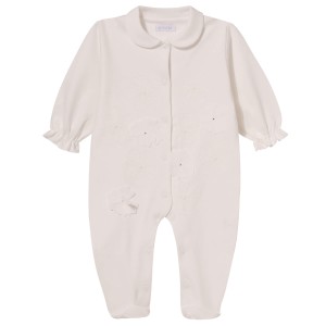 Babygrow unzipped CARLA Ivory