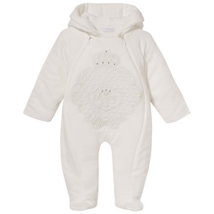Pajac ocieplany ivory, BAMBINI