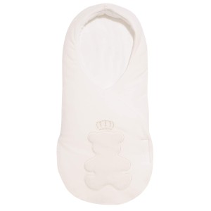 Baby nest velour, Ivory, TEDDY