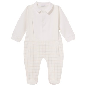 Pajac rozpinany z kołnierzykiem MAX ivory