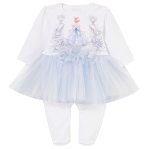  Babygrow with tulle ARABELLA
