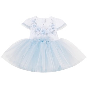 Short Sleeve Dress with Tulle Skirt ARABELLA