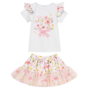Set 2 pcs (blouse s/s, skirt) PALOMA
