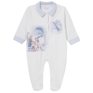 Babygrow unzipped with collar KING