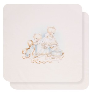 Set 2 PCS (Muslin Diapers) DONA ivory