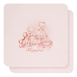 Set 2 PCS (Muslin Diapers) DONA pink